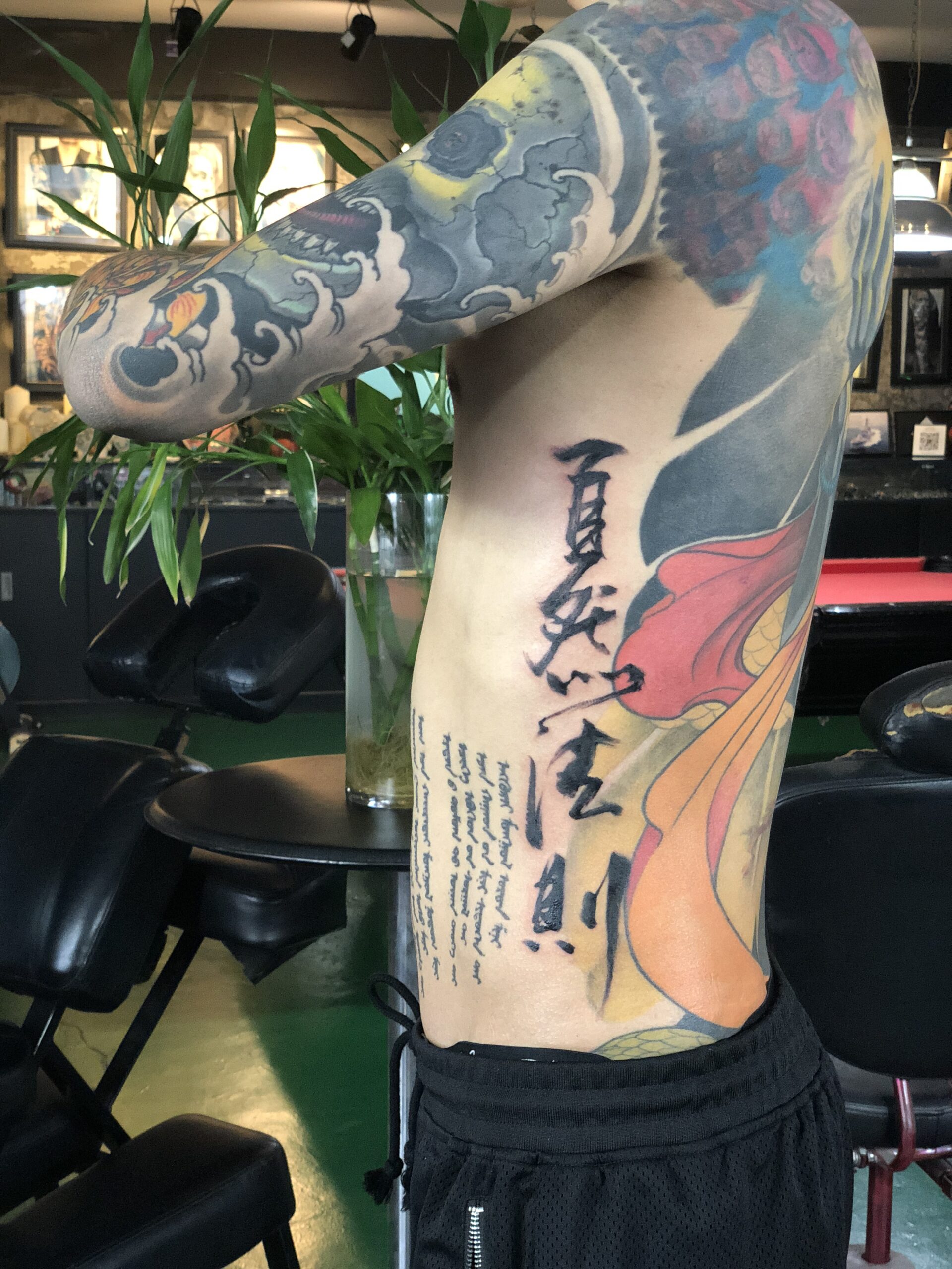 zhuo dan ting tattoo work 卓丹婷纹身作品 自然法则 1