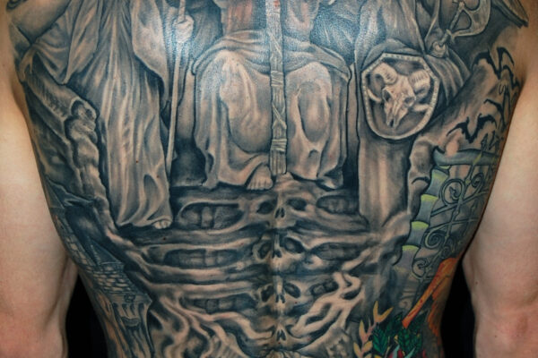 Artist James Danger Harvey - owner Skin Gallery Tattoo 5739 Auburn blvd sac ca 95841 (105)